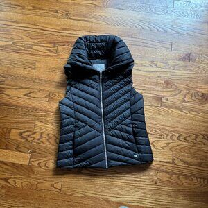 Soia and Kyo Hooded Puffer Vest, Size Small